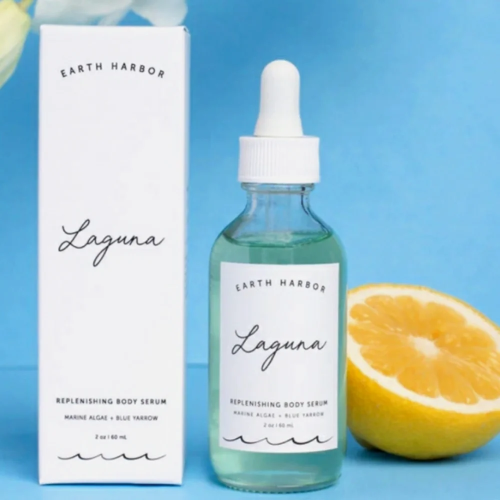 Earth Harbor Laguna Replenishing Body Serum Oil. 2 oz Full Size